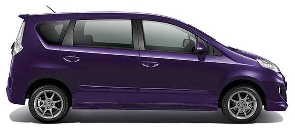 Warna Kereta Perodua ALZA purple - Kereta Perodua