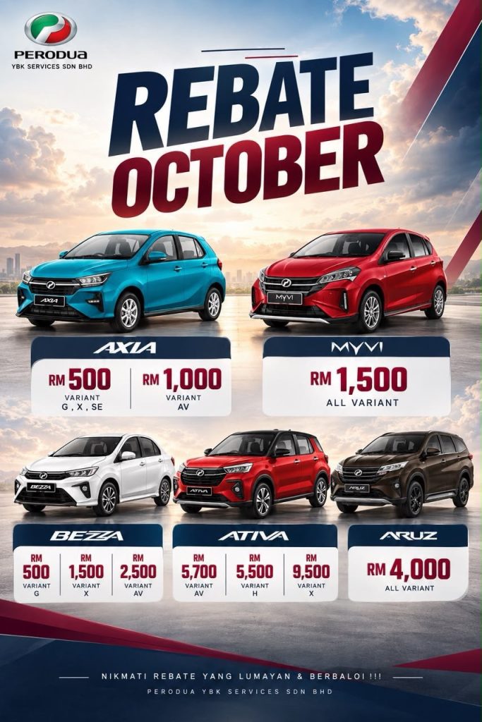 Perodua Rebate Oktober 2026
